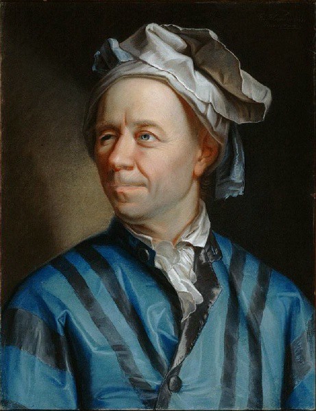 Leonhard Euler na obrazie Jakoba Handmanna