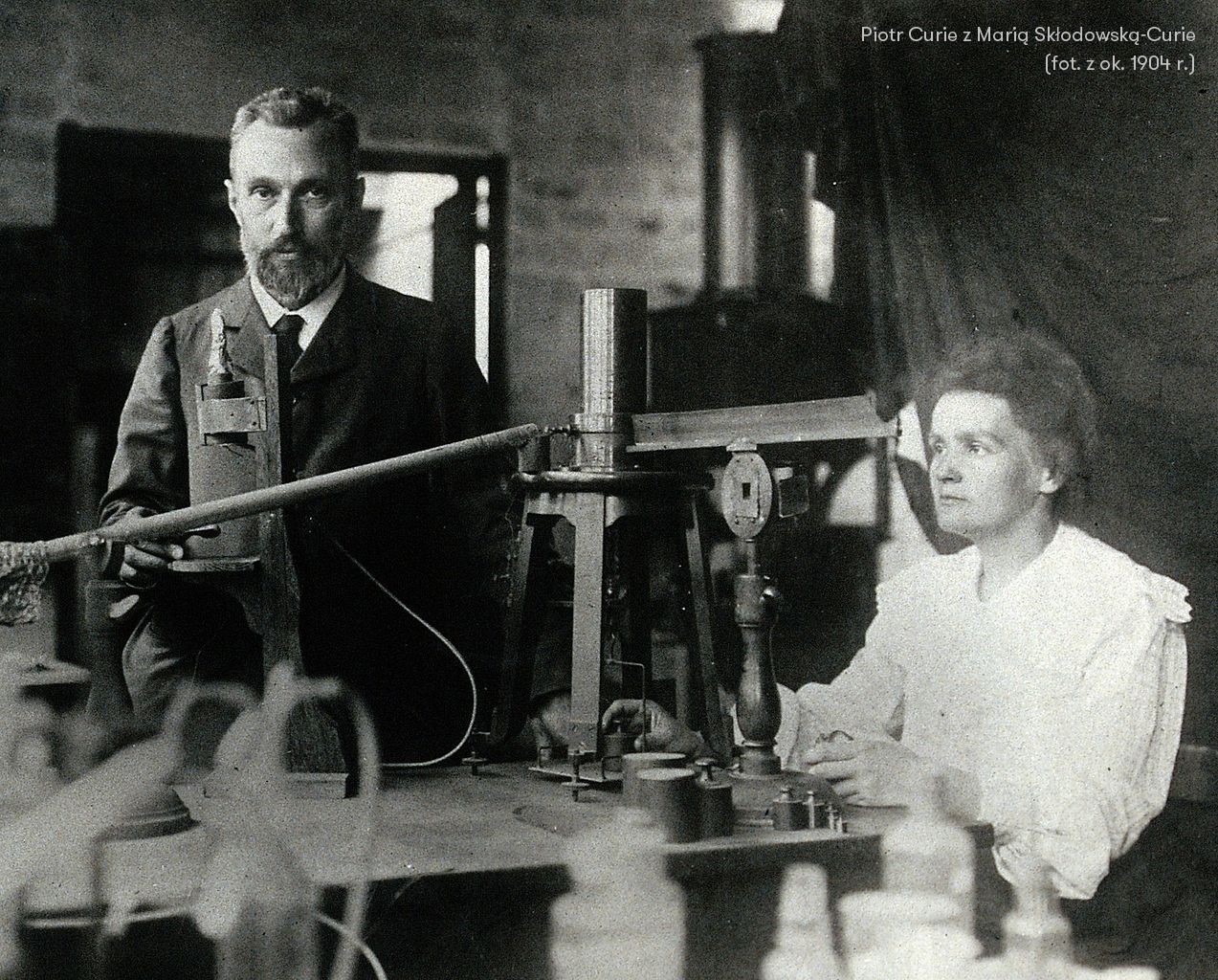 Piotr Curie i Maria Skłodowska-Curie
