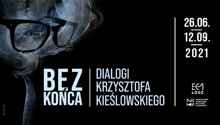 Miniplakat wystawy Krzysztofa Kieślowskiego - BEZ KOŃCA